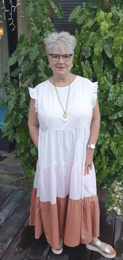 Nora 100% Poplin Cotton Cotton Dress