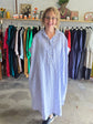 Stripey Shirt Dress