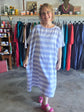 Thick Pin Striped Kaftan