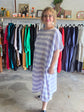 Thick Pin Striped Kaftan