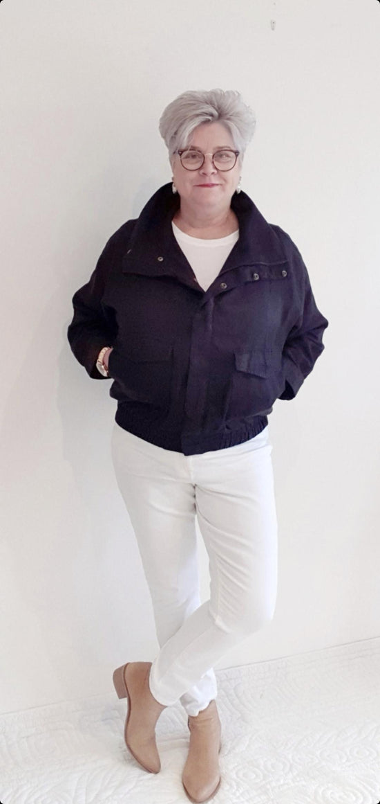 Leanne Linen Jacket